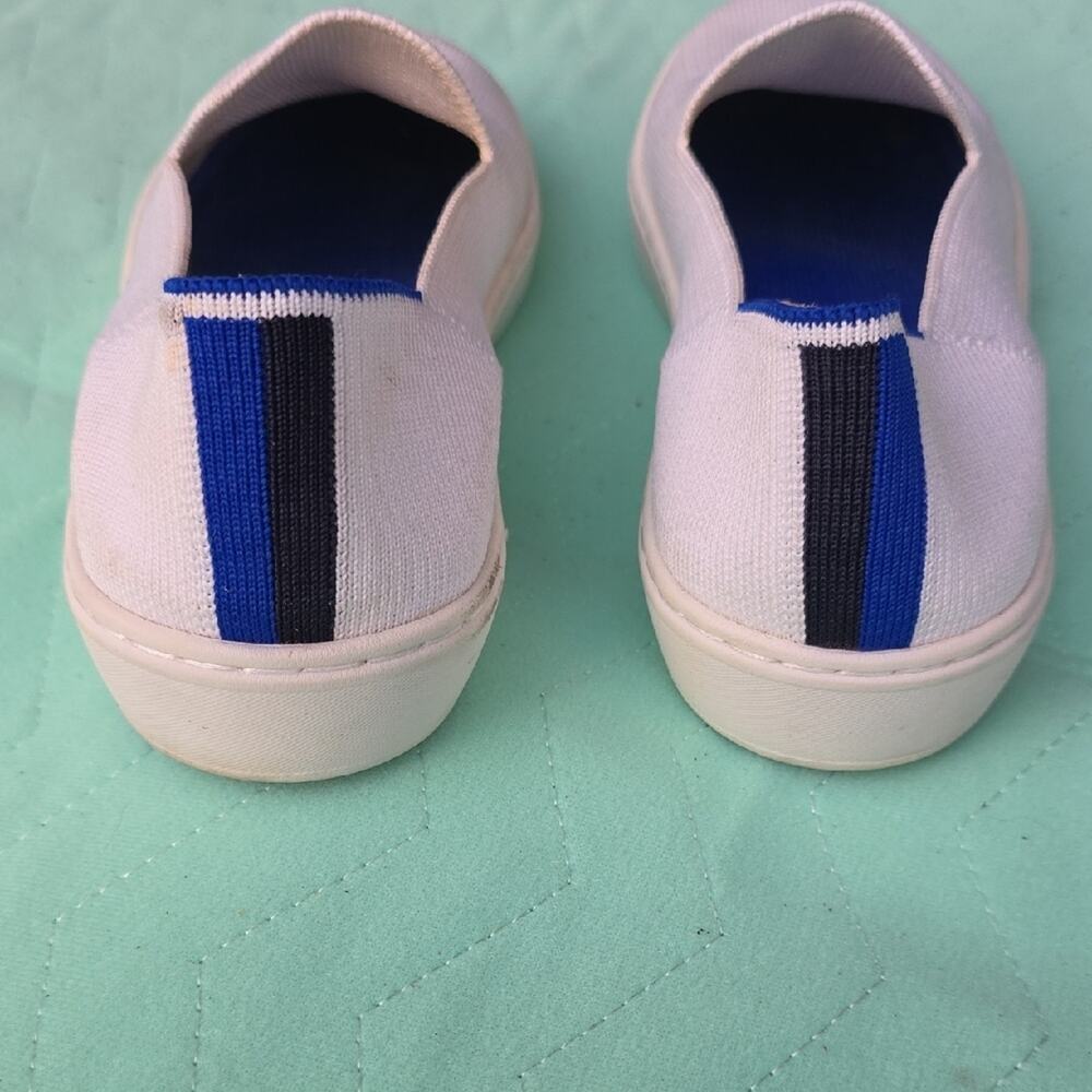 Rothy's Original Slip On Sneaker 7 White Clean Sustainable Recycled Comfort - Picture 3 of 10